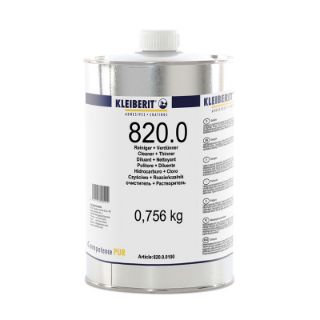 820.0 Reiniger und Verdünner Flasche 0,756 kg