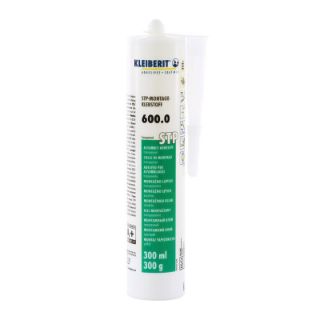 600.0 1K STP Montageklebstoff - Farbe: farblos Kartusche 0,3 kg