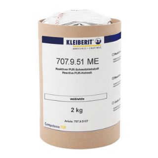 707.9.51 ME PUR Kantenschmelzklebstoff - weiß Hülse 2 kg