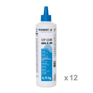 605.0.20 STP-Montageklebstoff Karton mit 12 Flaschen je 0,75 kg