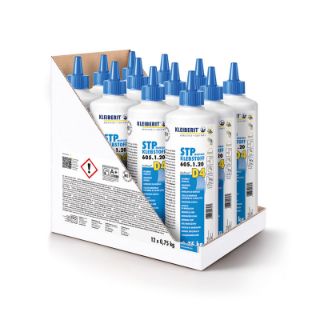 605.1.20 1K STP Klebstoff, Hammerleim® - beige Karton mit 12 Flaschen je 0,75 kg